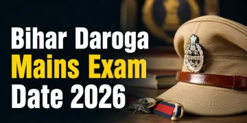 Bihar Daroga Mains Exam Date 2026