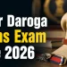 Bihar Daroga Mains Exam Date 2026