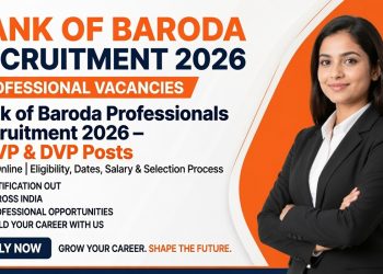 Bank of Baroda Professionals Recruitment 2026: Apply Online for 65 Prestigious VP & DVP Posts