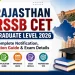 Rajasthan RSSB CET Graduate Level 2026